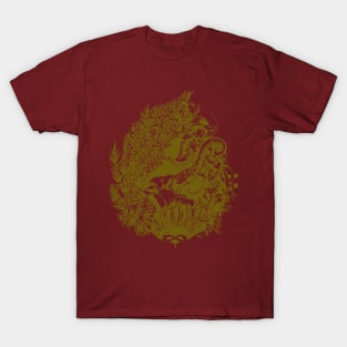 Ancient Elephant Golden T-Shirt